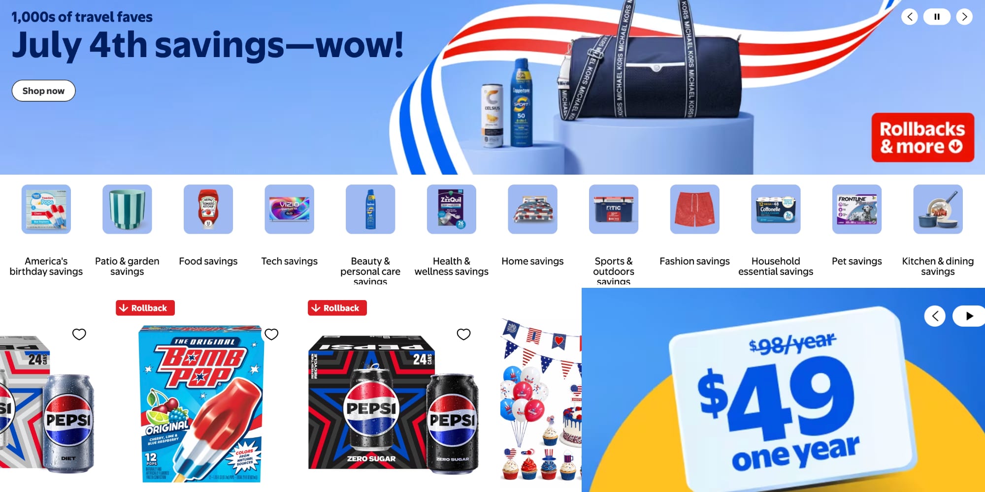 Walmart 4th of July sale now live-2026