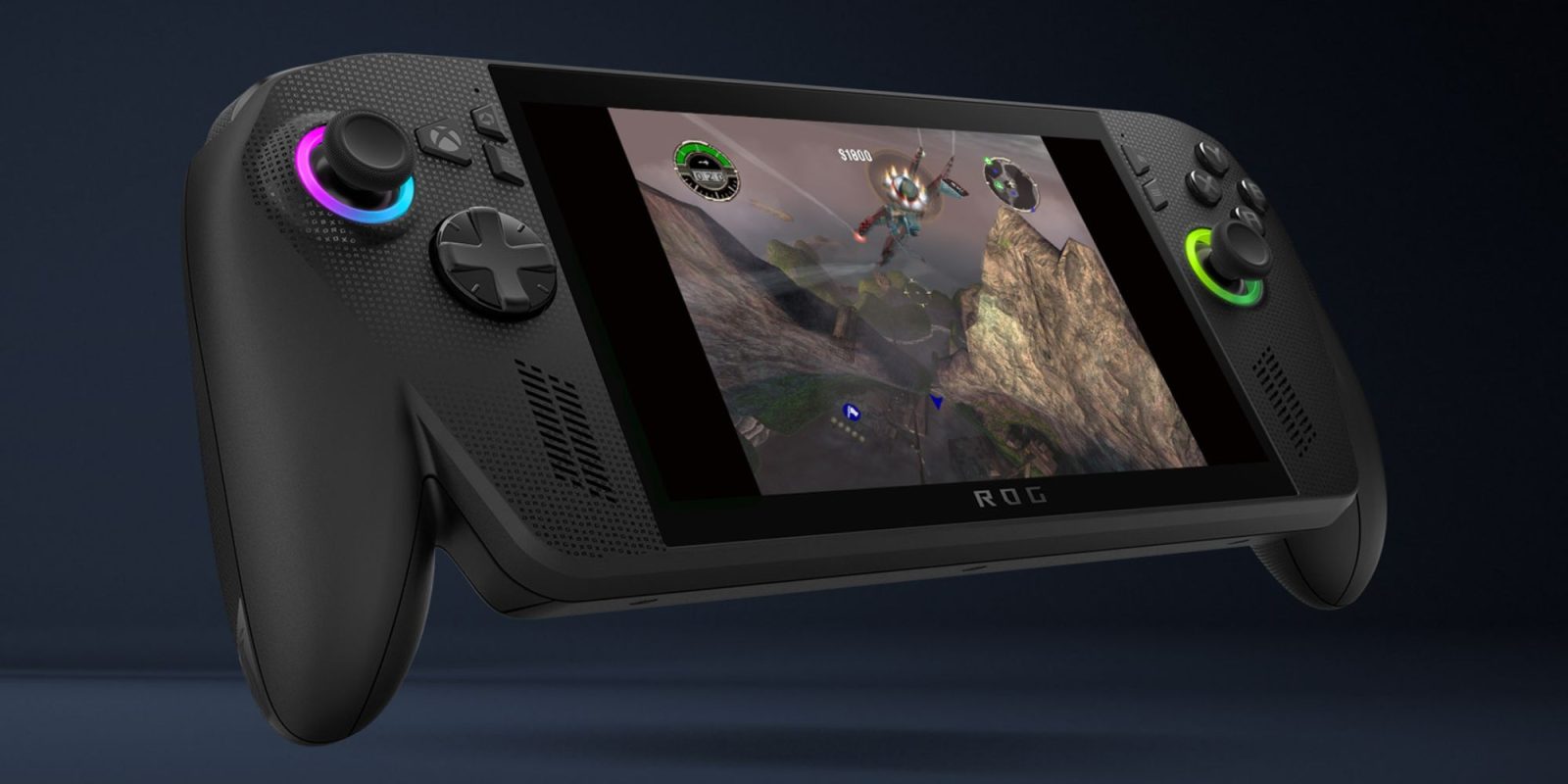 A video game controller with a screen