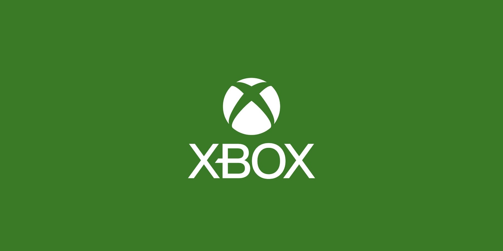 A green and white logo