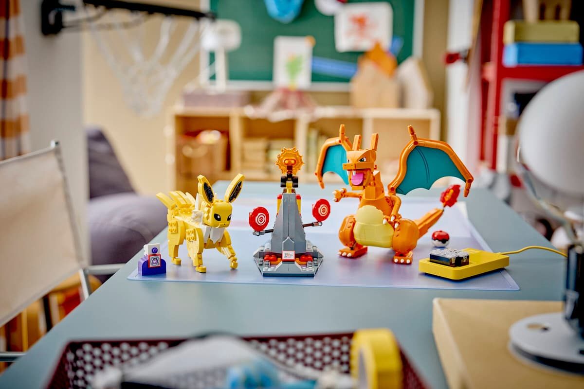 A group of toys on a table