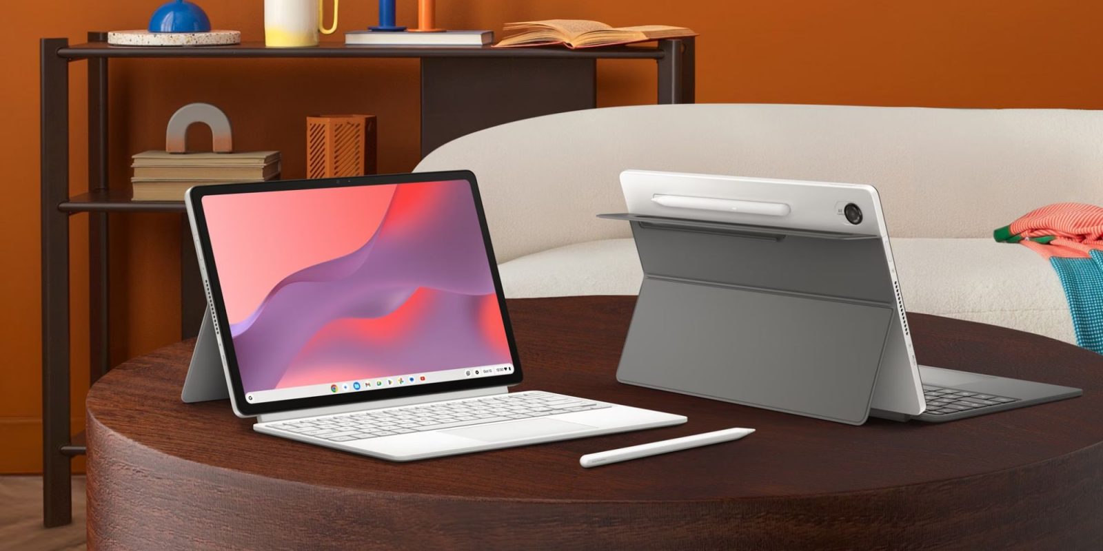 Image showing a render of ASUS' CM32 Chromebook.