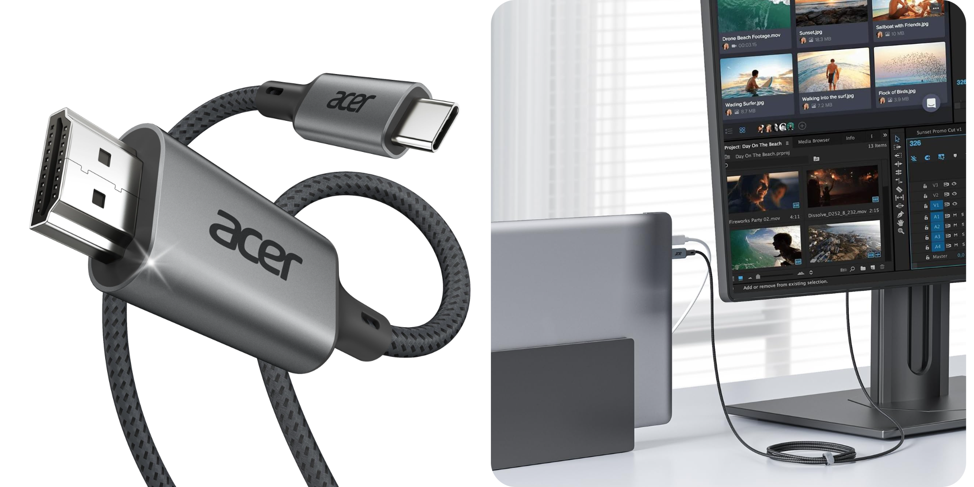Ditch the dongle with Acer’s 4K USB-C to HDMI cable, now $10 (Save 29%)