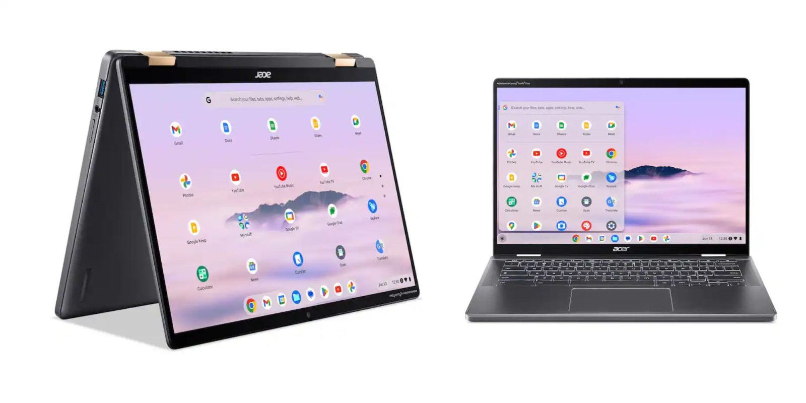 A laptop and a laptop