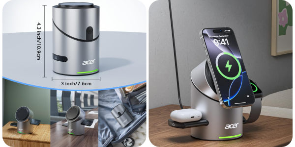 A collage of a device