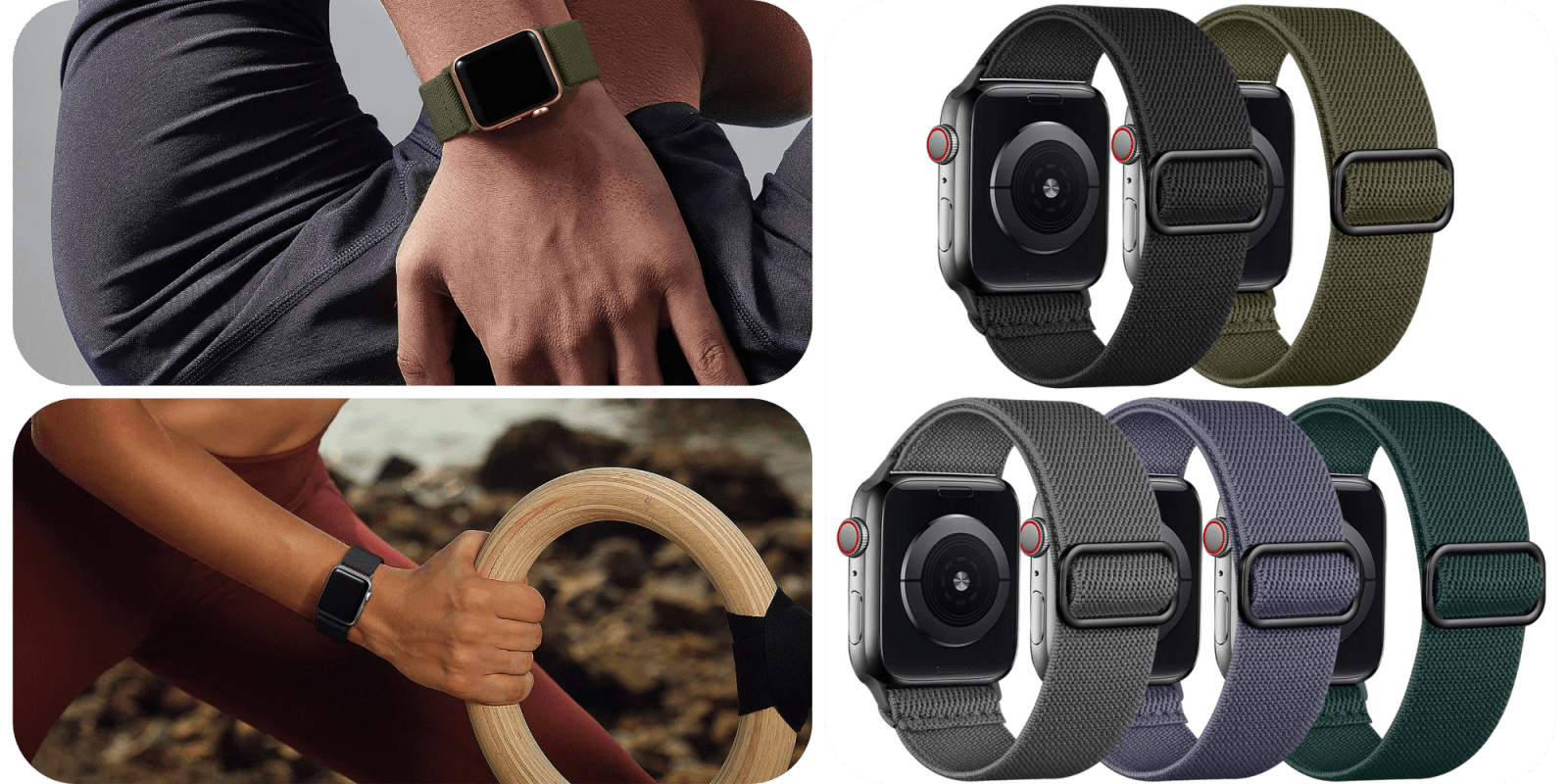 Might as well add five more nylon Apple Watch bands to your stash while they’re only $2 each (47% off)