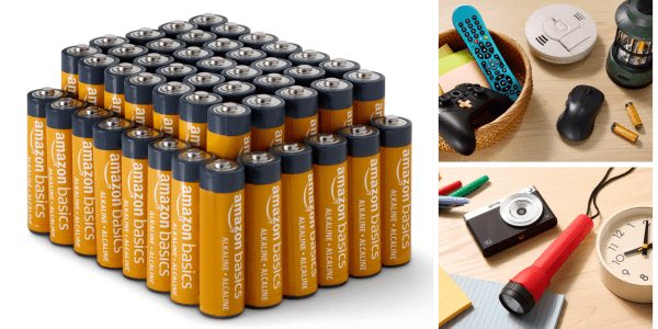 A group of batteries stacked together