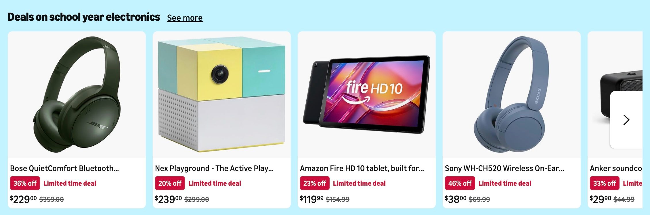 A device with a camera and a screen