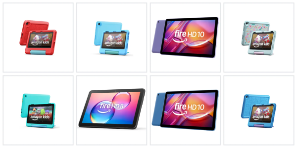A collage of different tablets