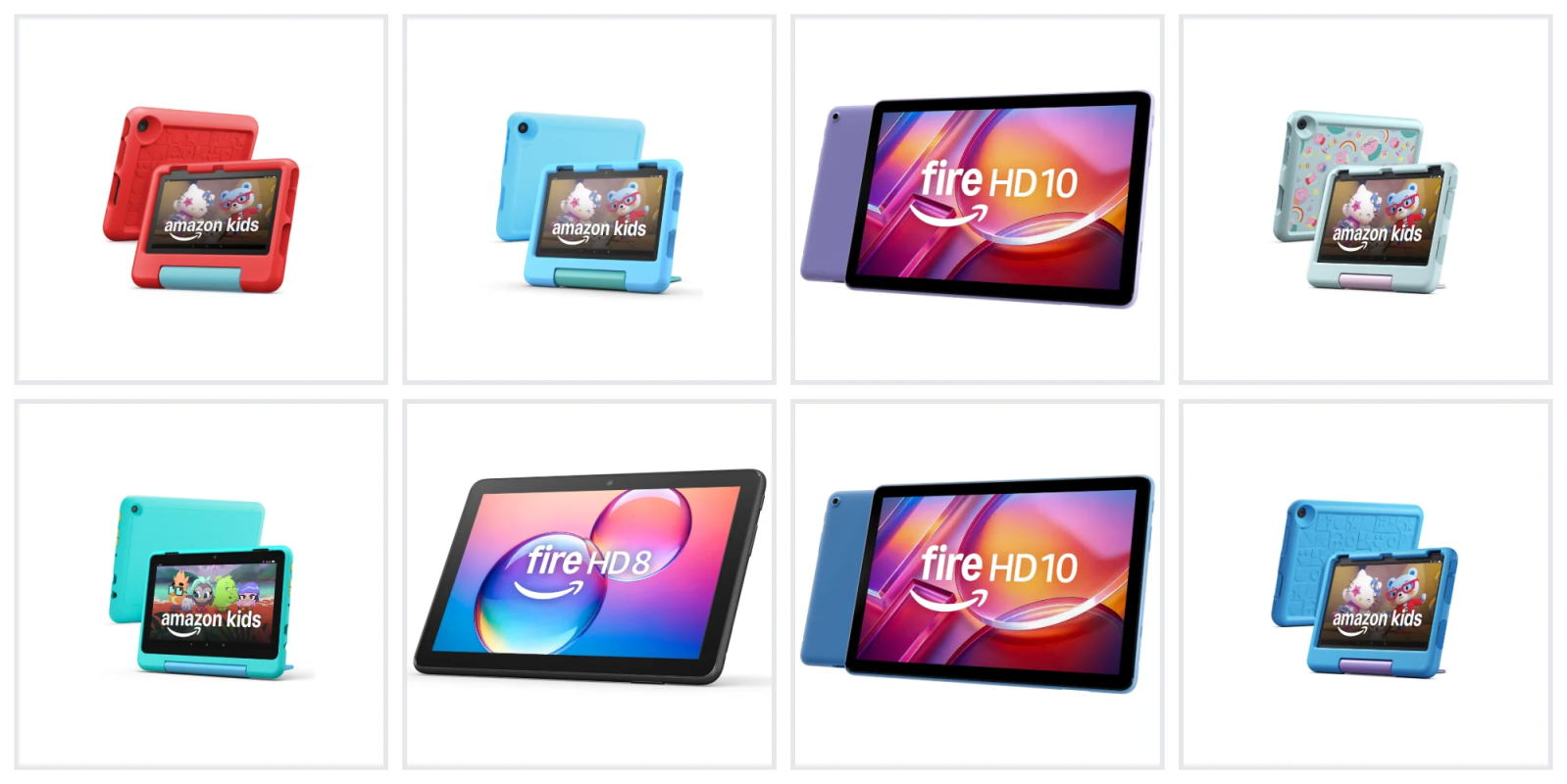A collage of different tablets