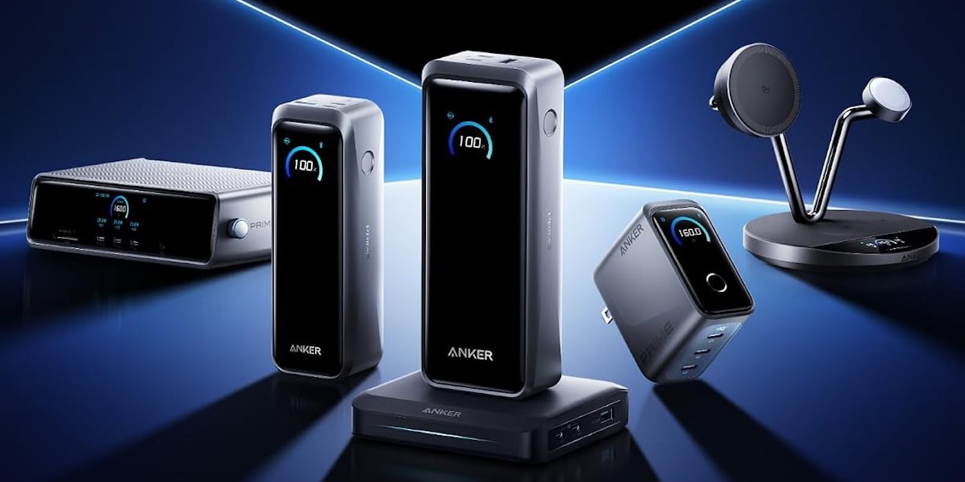 A group of rectangular electronic devices