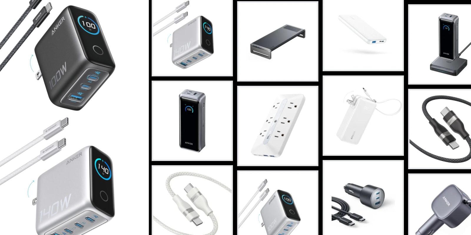 A collage of different electronic devices