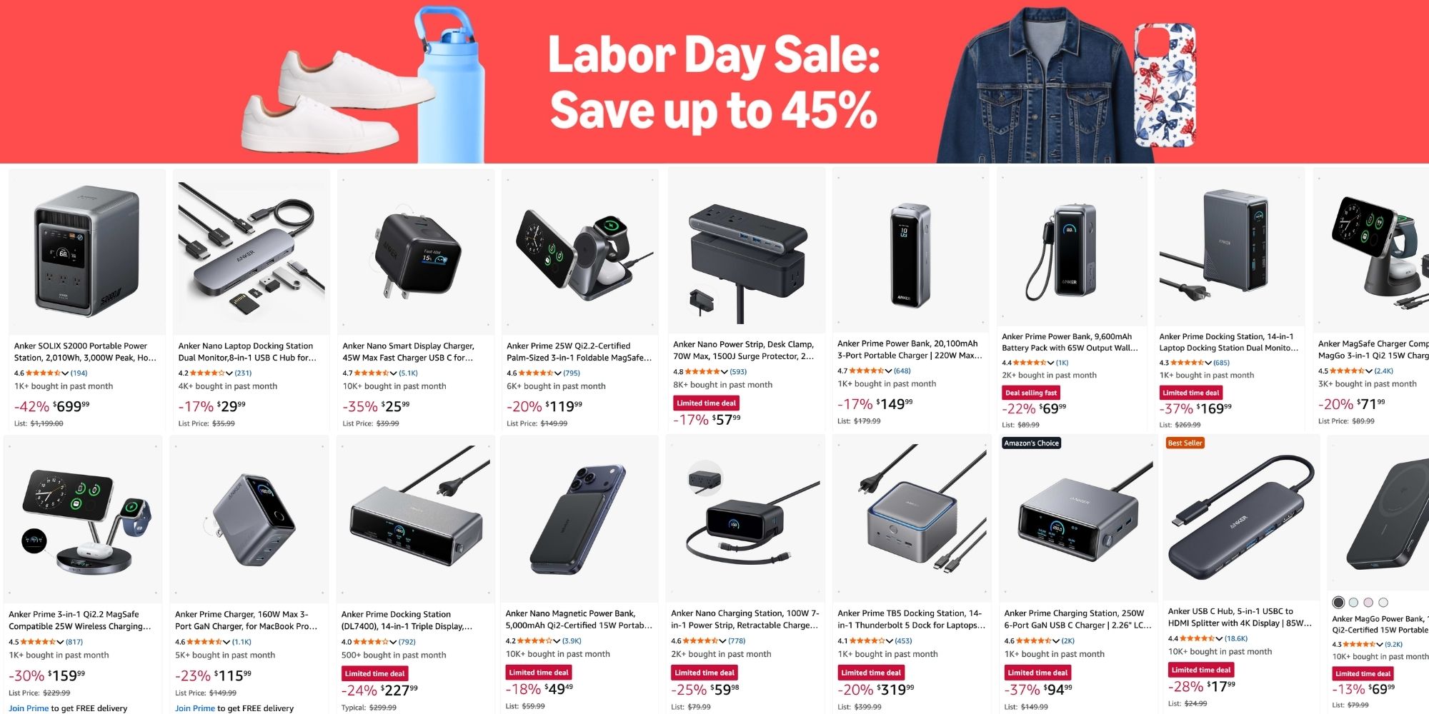 A collage of a sale poster