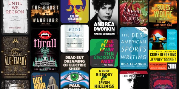 A collage of books