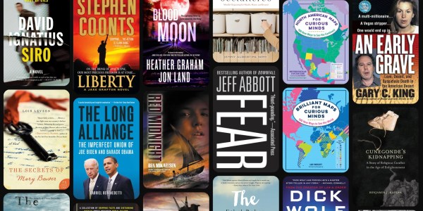 A collage of books