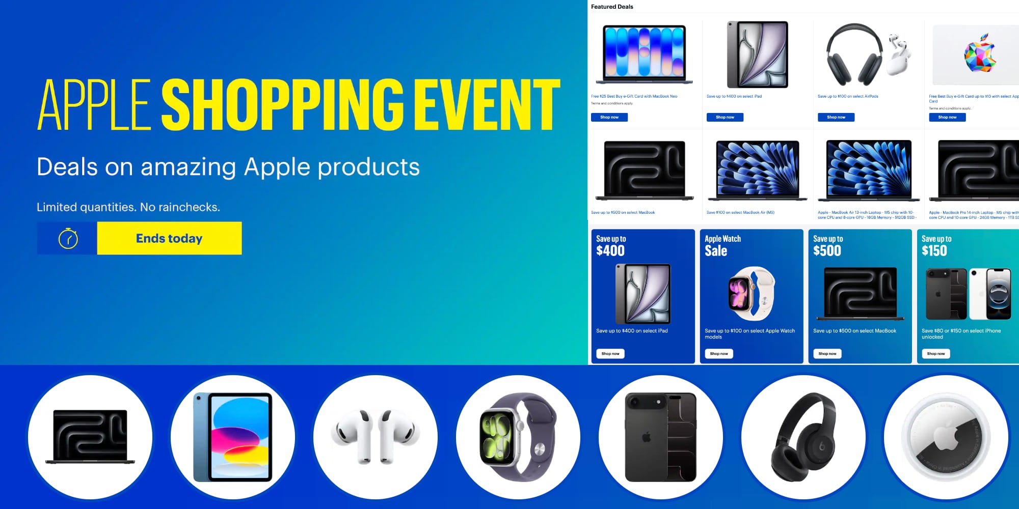 Today is your last chance at the Best Buy Apple Shopping Event: AirPods Pro 3, iPhone Air, gift card deals, much more