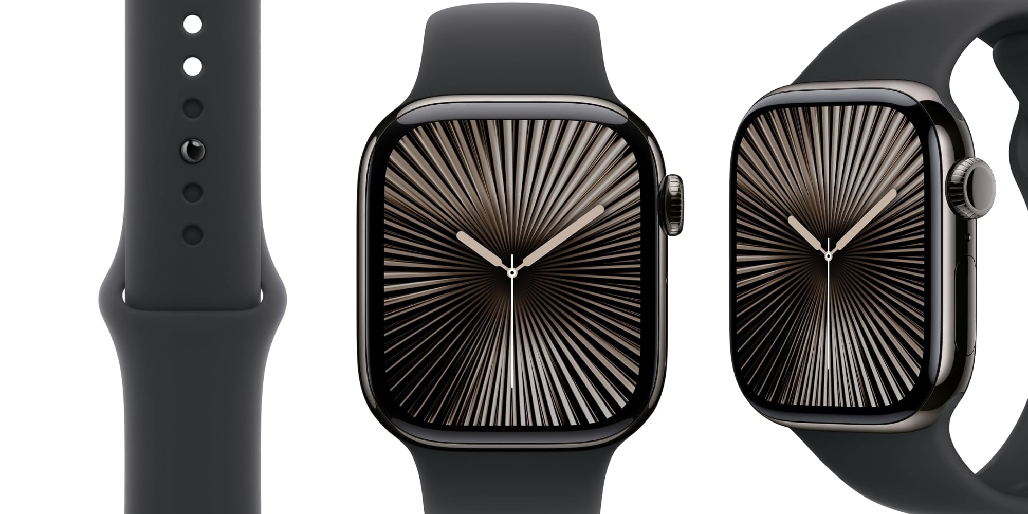 A close up of a watch