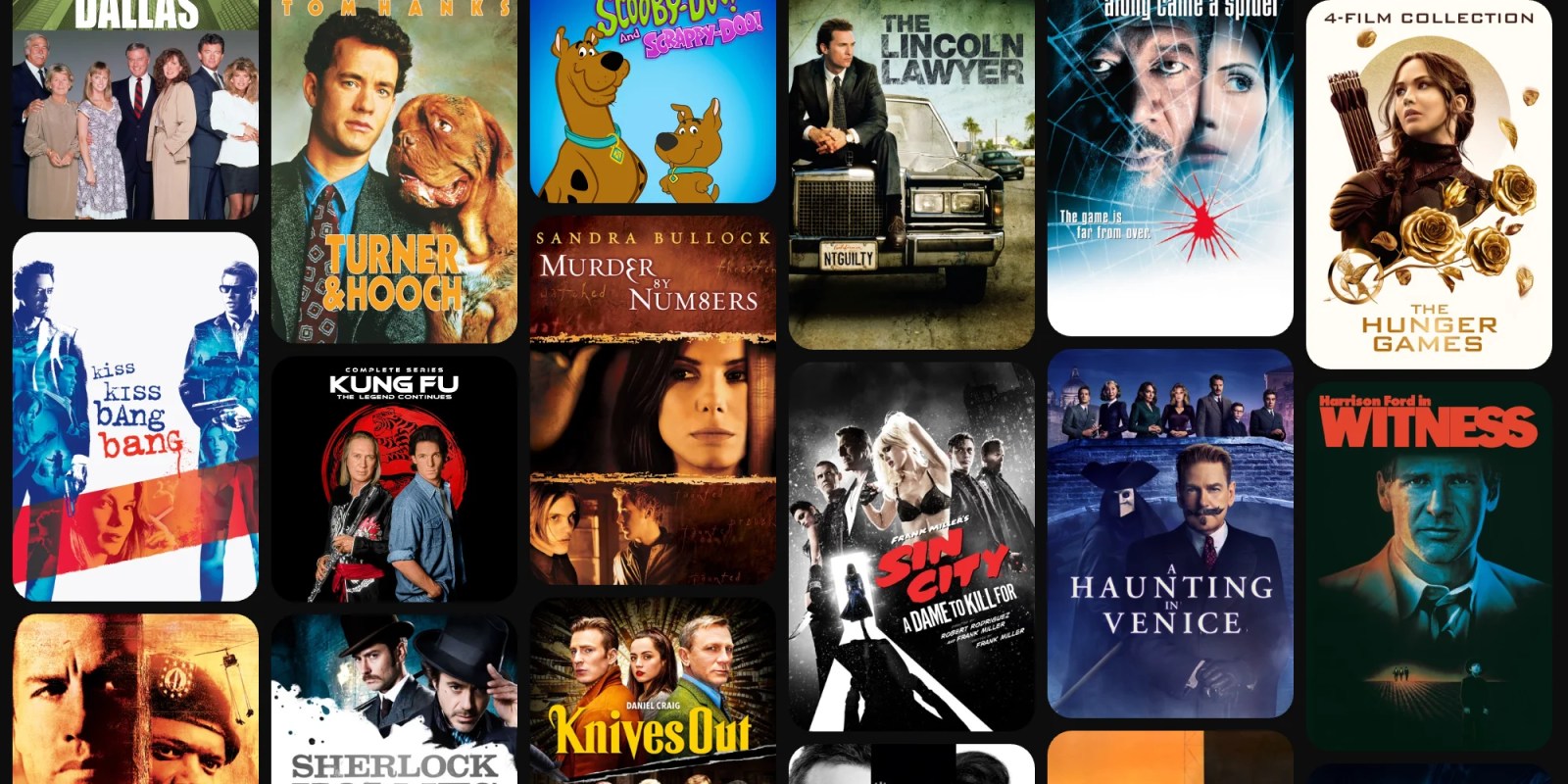 A collage of movies