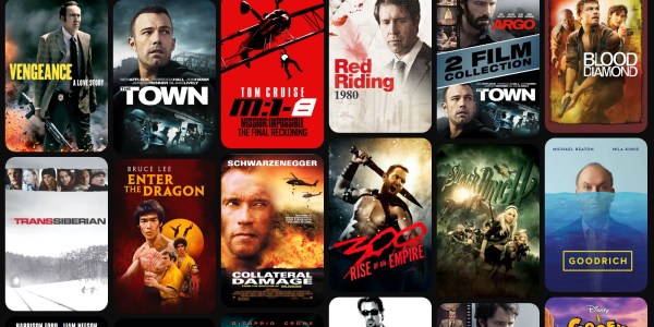 A collage of movies