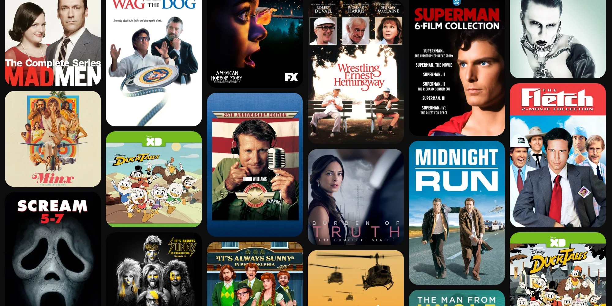Giant lineup of Tuesday Apple TV deals: Mad Men Complete, Sunny In Philadelphia, DuckTales, Midnight Run, more