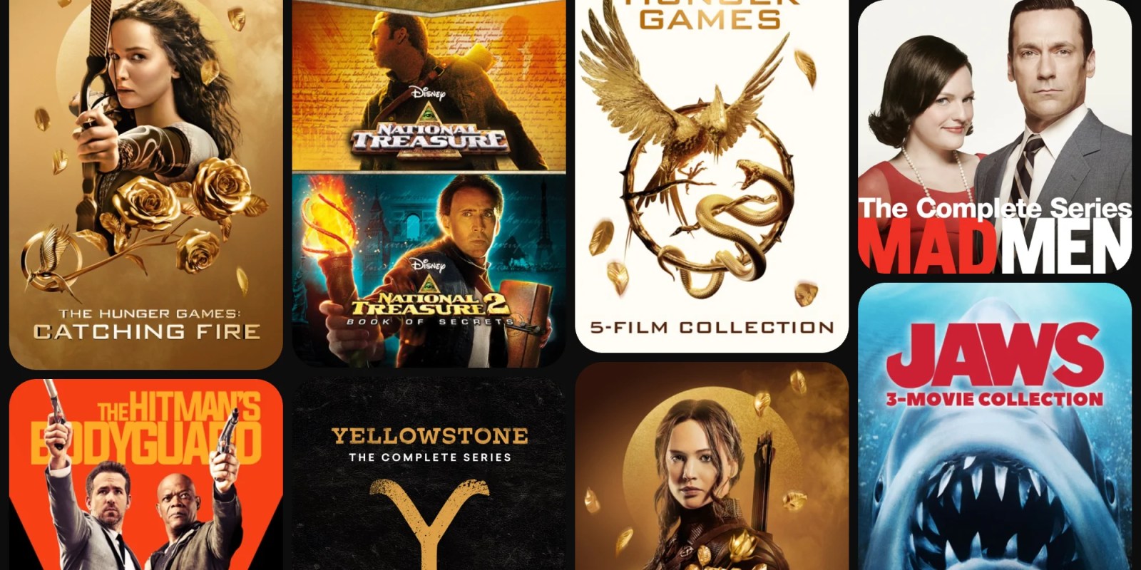 A collage of movies