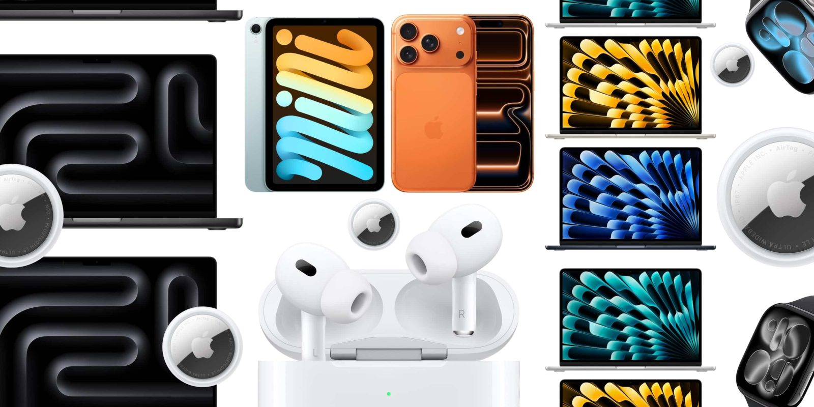 A collage of different electronic devices