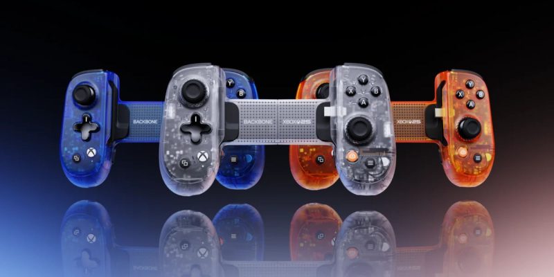 A video game controller with a couple of buttons