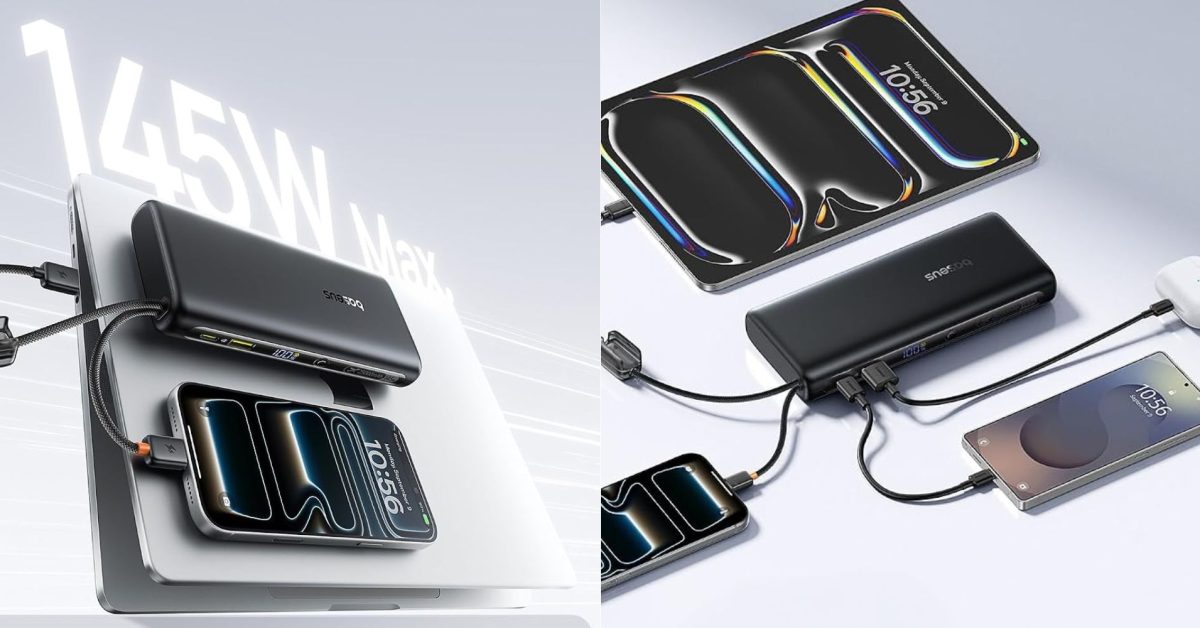 This massive 25,000mAh Baseus power bank with built-in cables is down to just $45 today (All-time low)