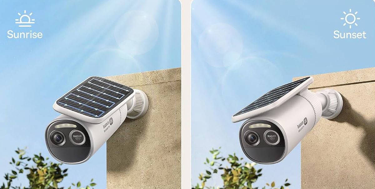 A solar panel on a wall
