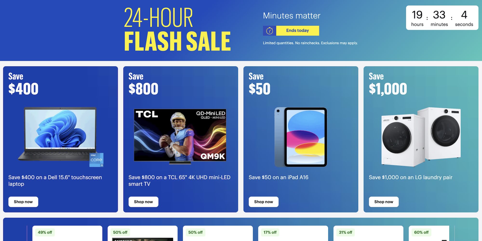 Best Buy launches Friday 24-hour Flash Sale: iPad, iPhone, $800 off mini-LED TV, more