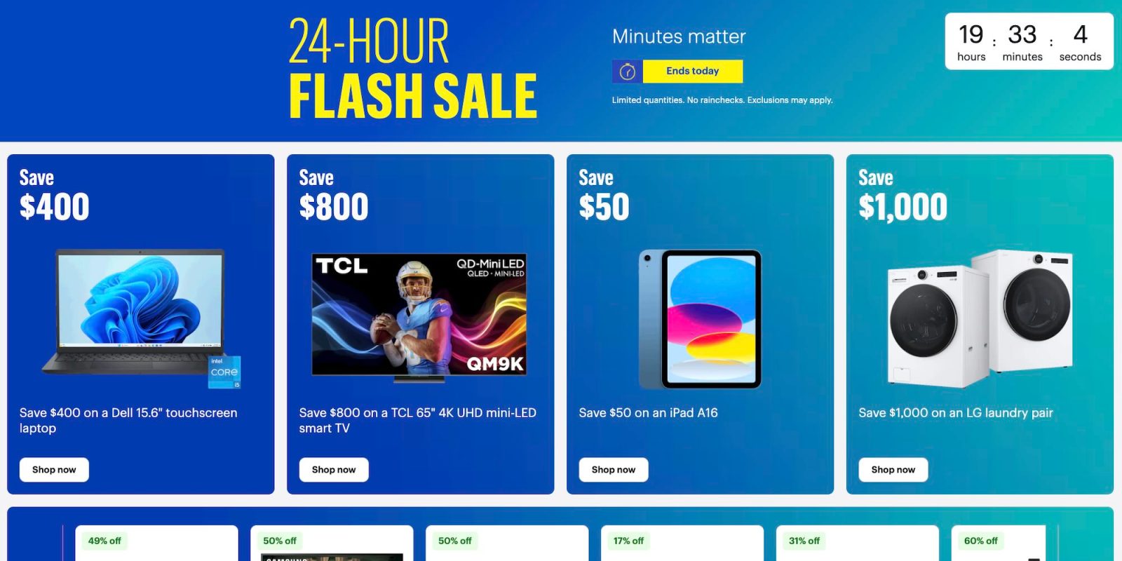 Best Buy 24-Hour Flash Sale
