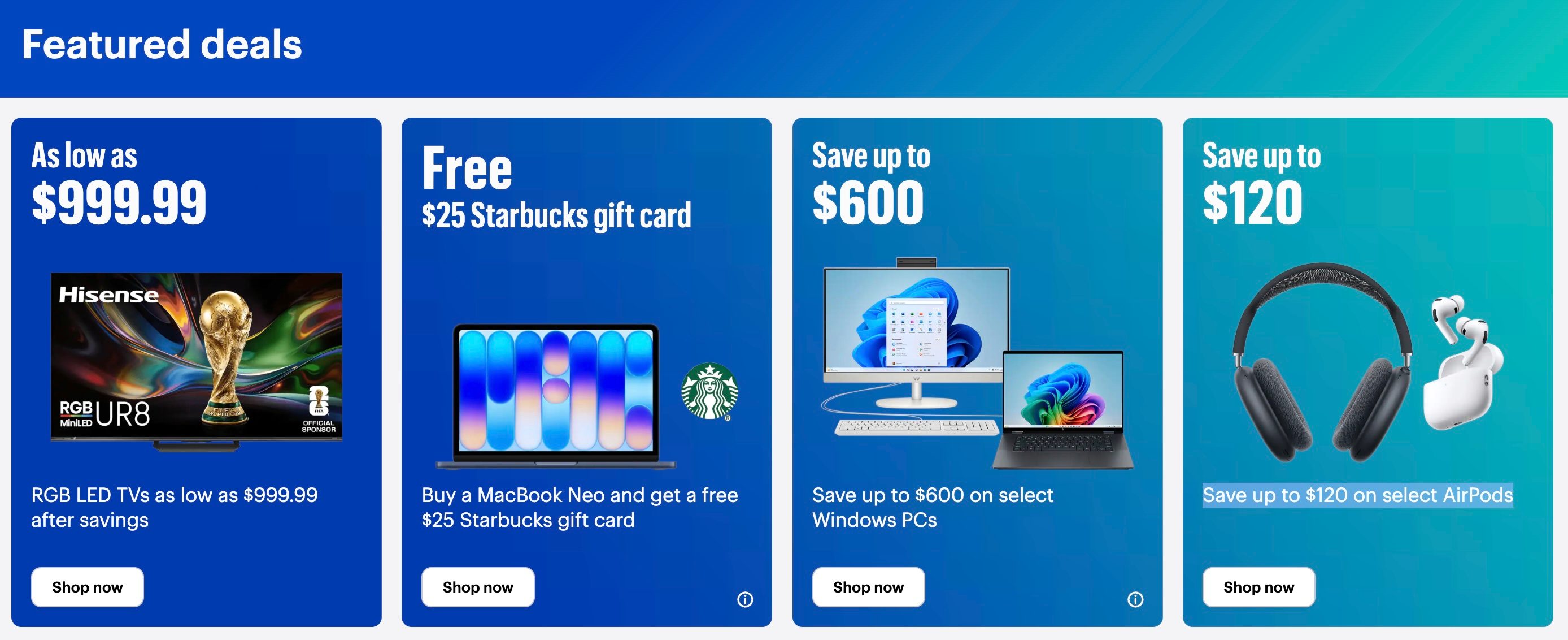 A screenshot of a gift card