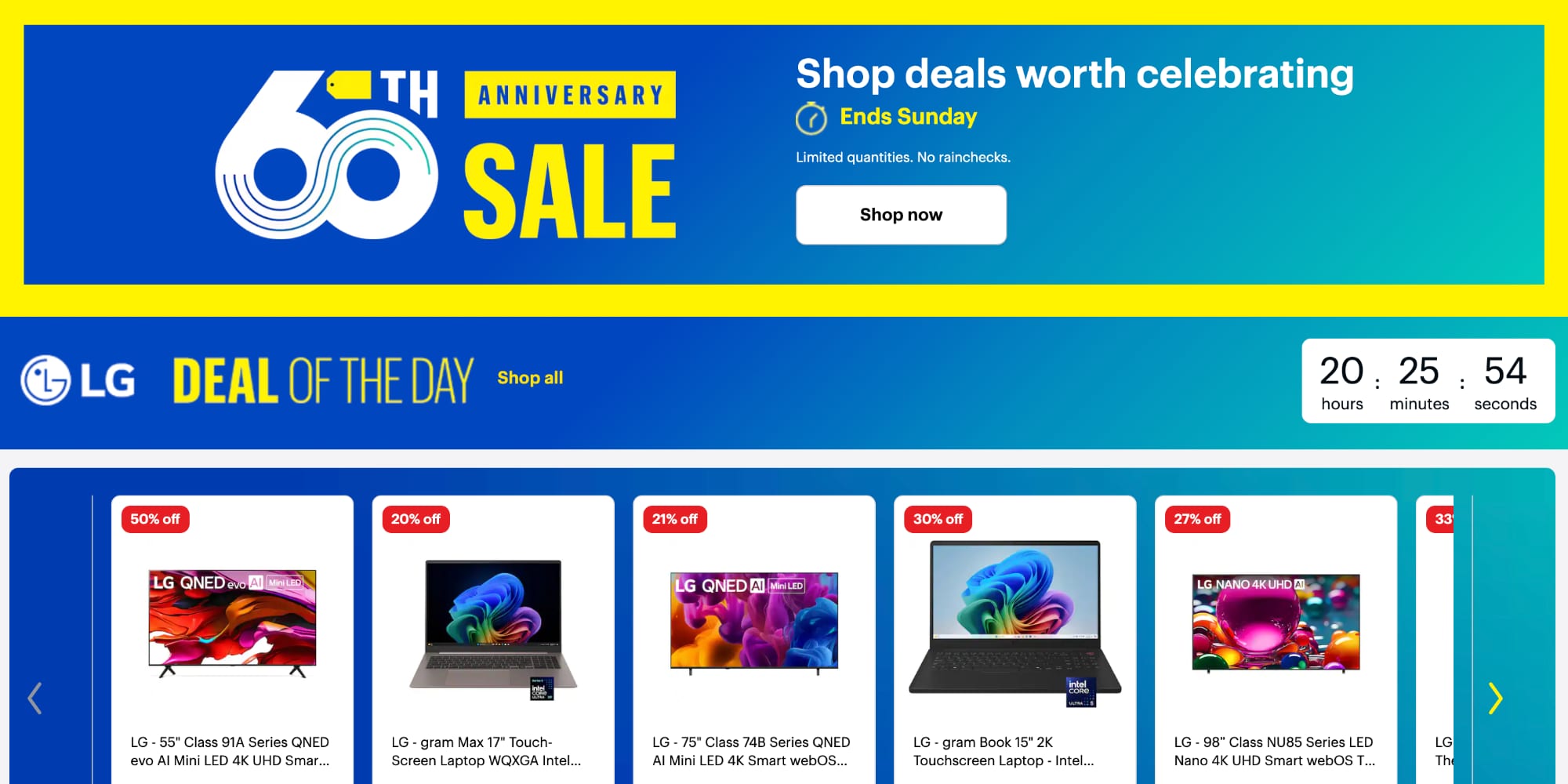 Best Buy launches 1-day Anniversary LG sale: TVs from $330, 2026 OLED model $600 off, more