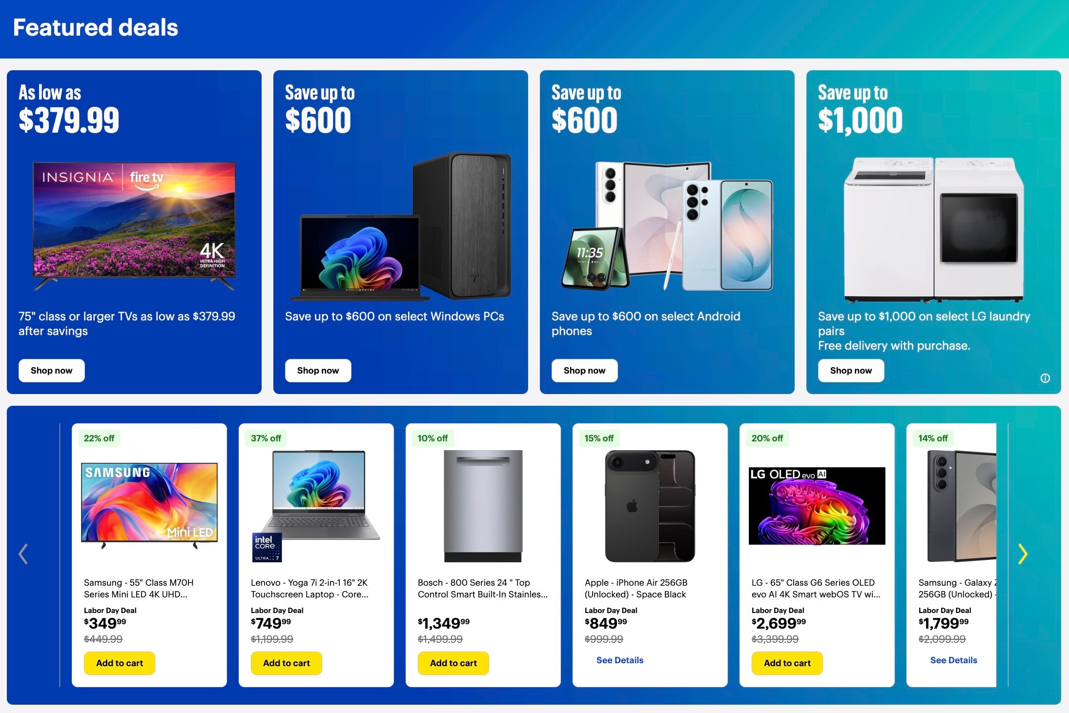 A screenshot of a website