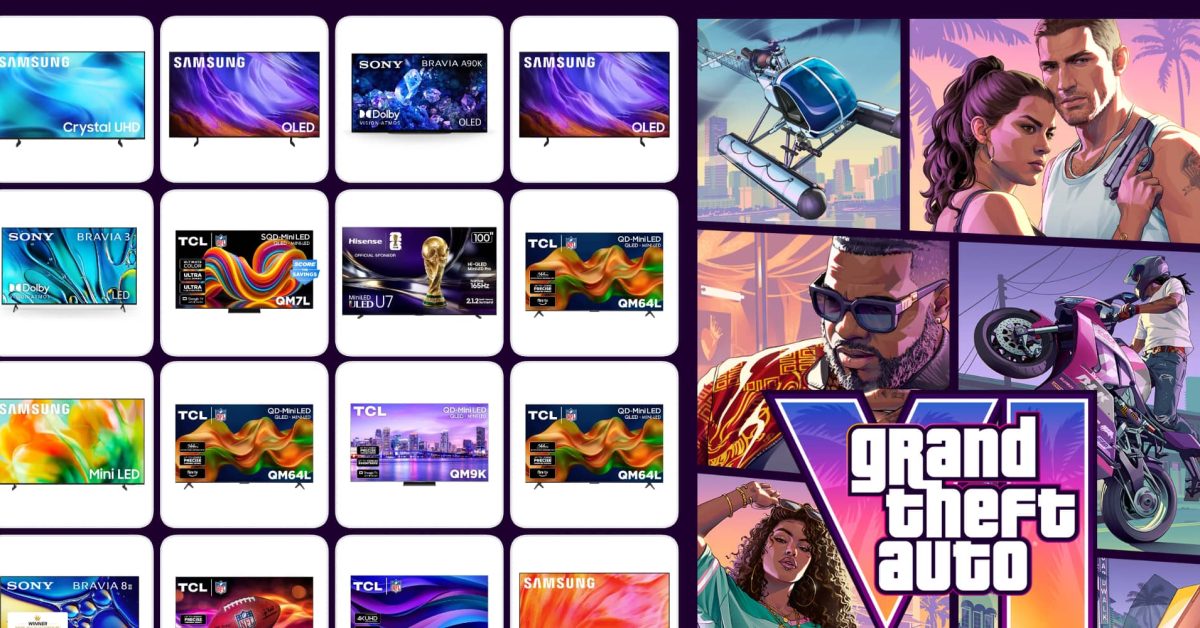Upgrade your TV for Grand Theft Auto 6 at up to ,100 or more off: Samsung, Hisense, Sony, more from 4 Upgrade your TV for Grand Theft Auto 6 at up to ,100 or more off: Samsung, Hisense, Sony, more from 4