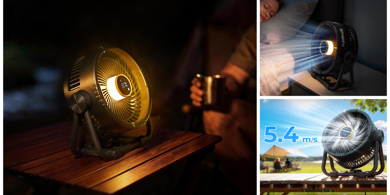 A collage of images of a person sleeping in bed