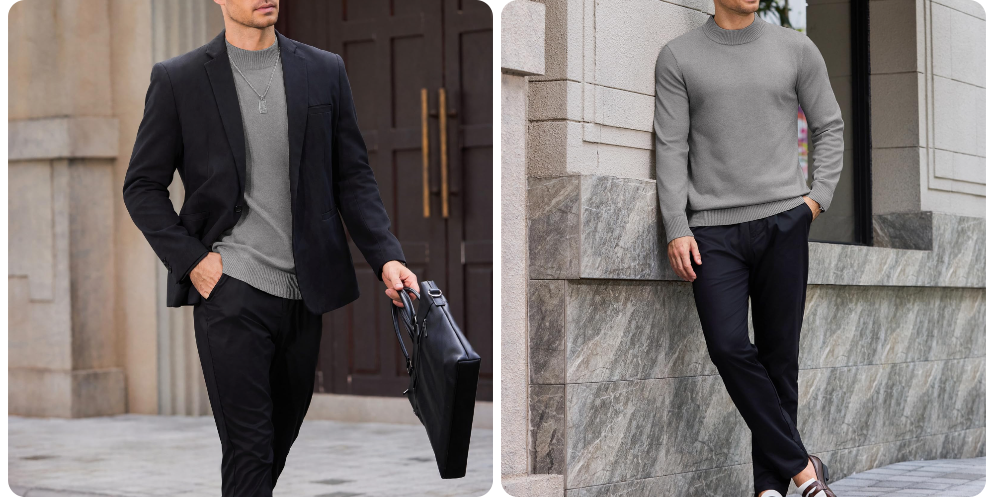 Getting ahead pays off, these mock turtleneck sweaters are priced from $13.50 (Save 59%)