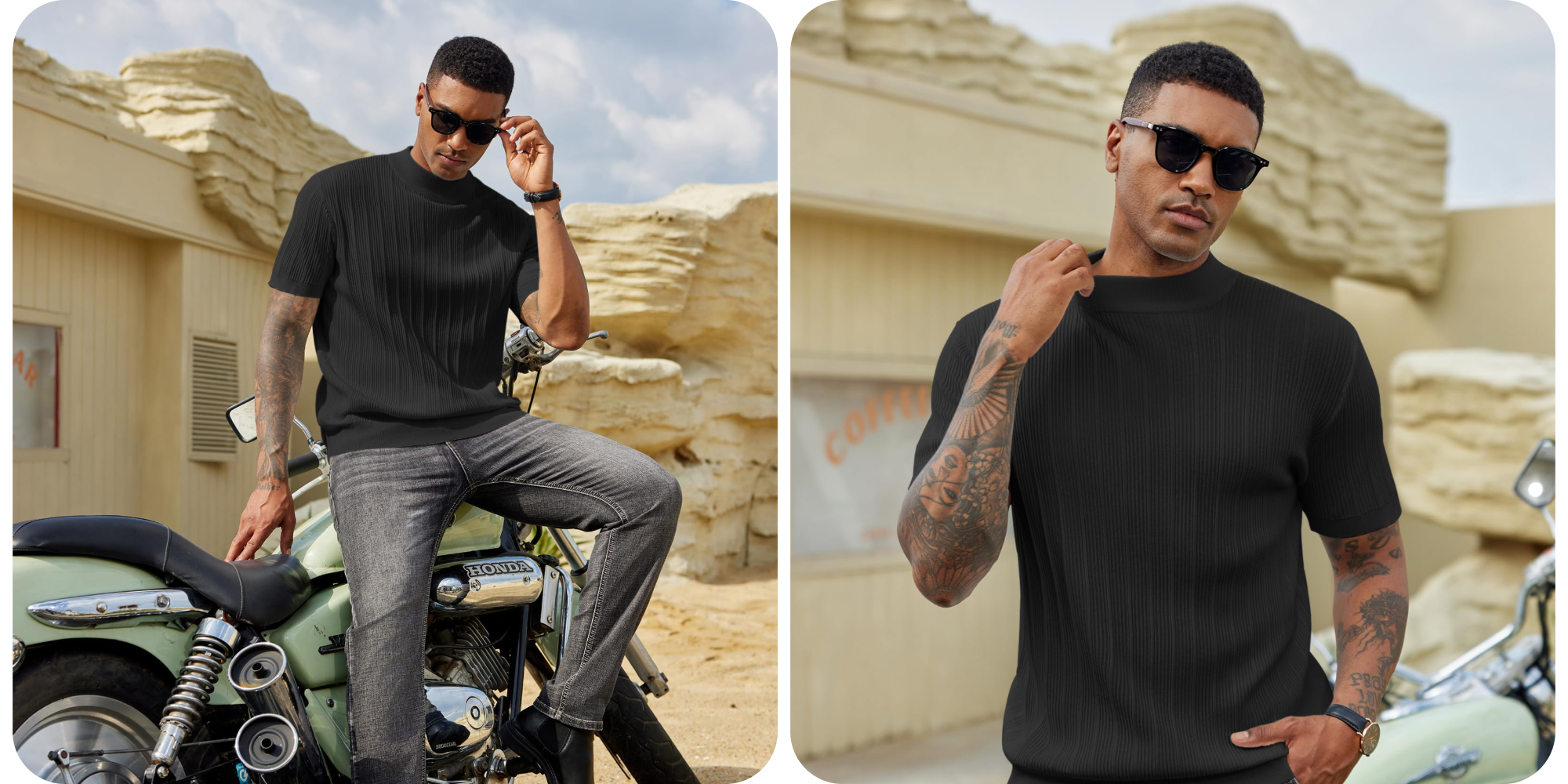Strike a balance this fall with these short-sleeve mock turtleneck sweaters from $15 (Save 38%)