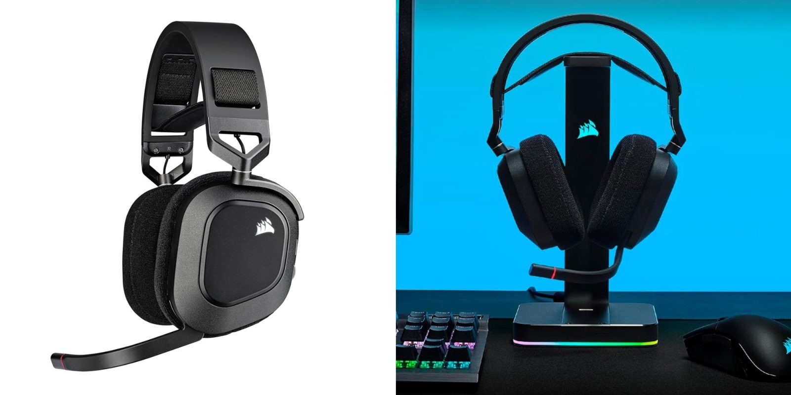 A close up of headphones