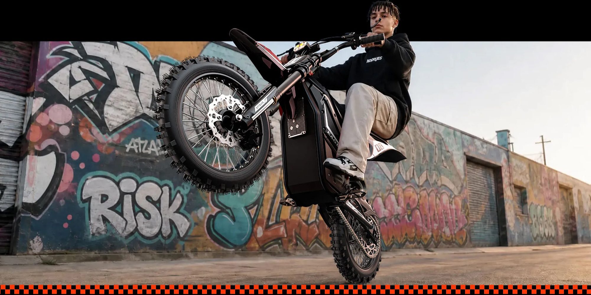A man on a motorcycle