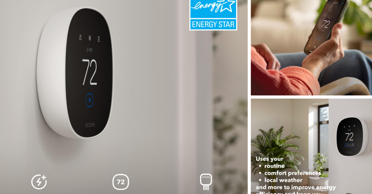 ecobee’s Smart Thermostat Essential just dropped even lower, now at $90 Amazon low (36% off)