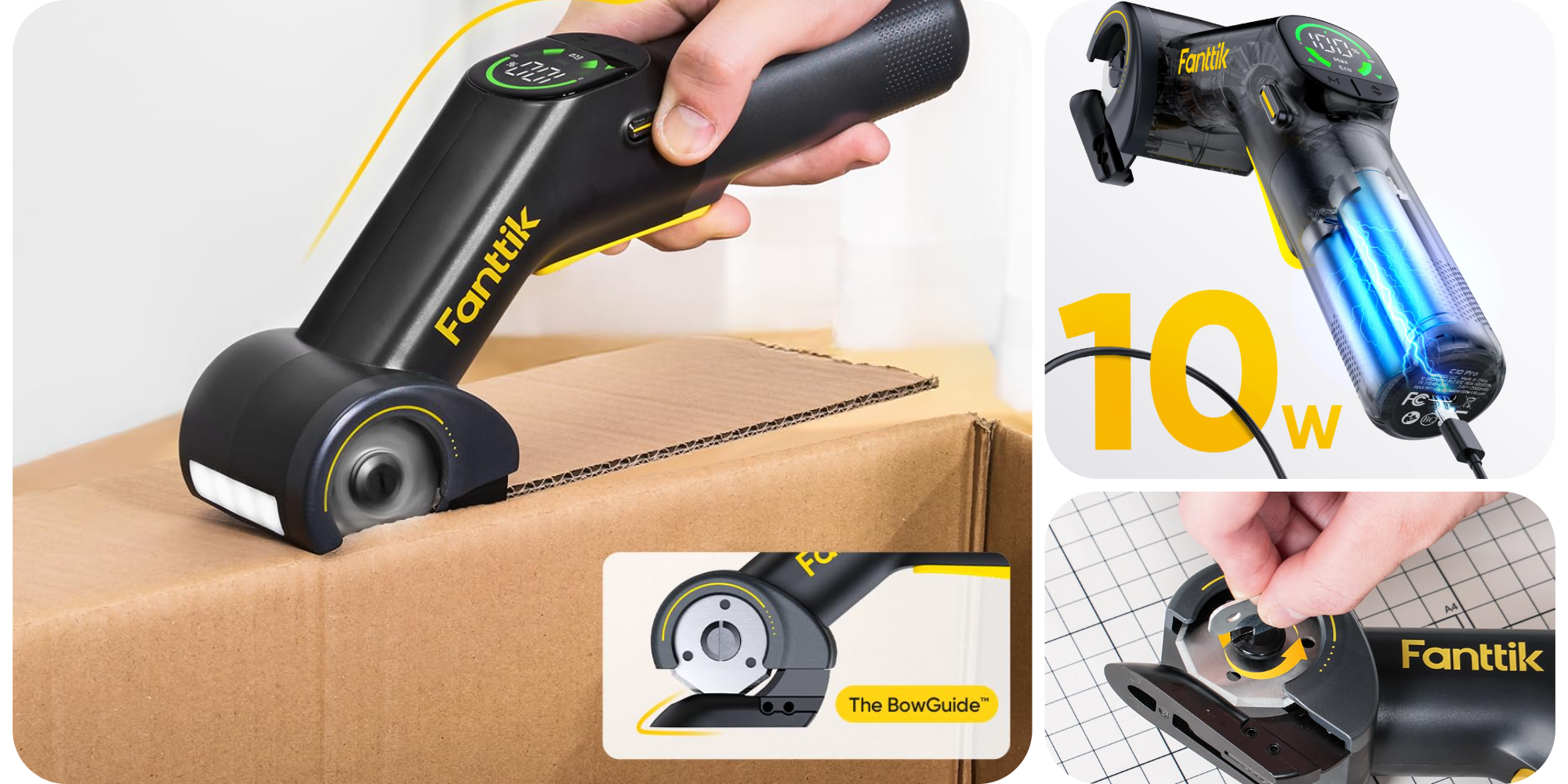 Make it fit in the bin with Fanttik’s C10 Pro electric cardboard cutter, now $64 (Reg. $90)