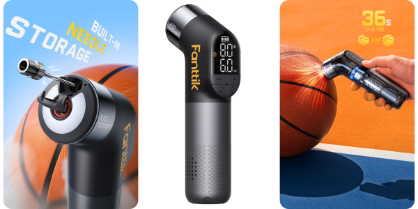 A collage of images of a device