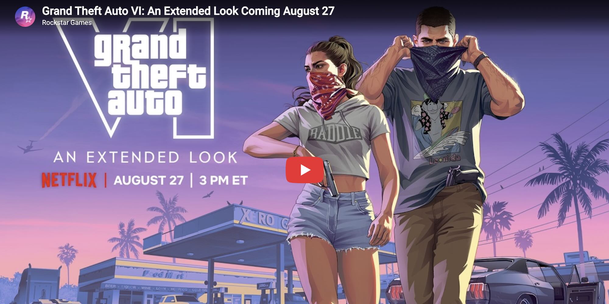 Rockstar officially announces upcoming Grand Theft Auto 6 gameplay showcase