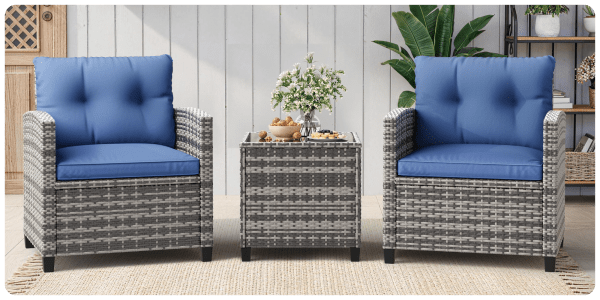A two chairs next to each other
