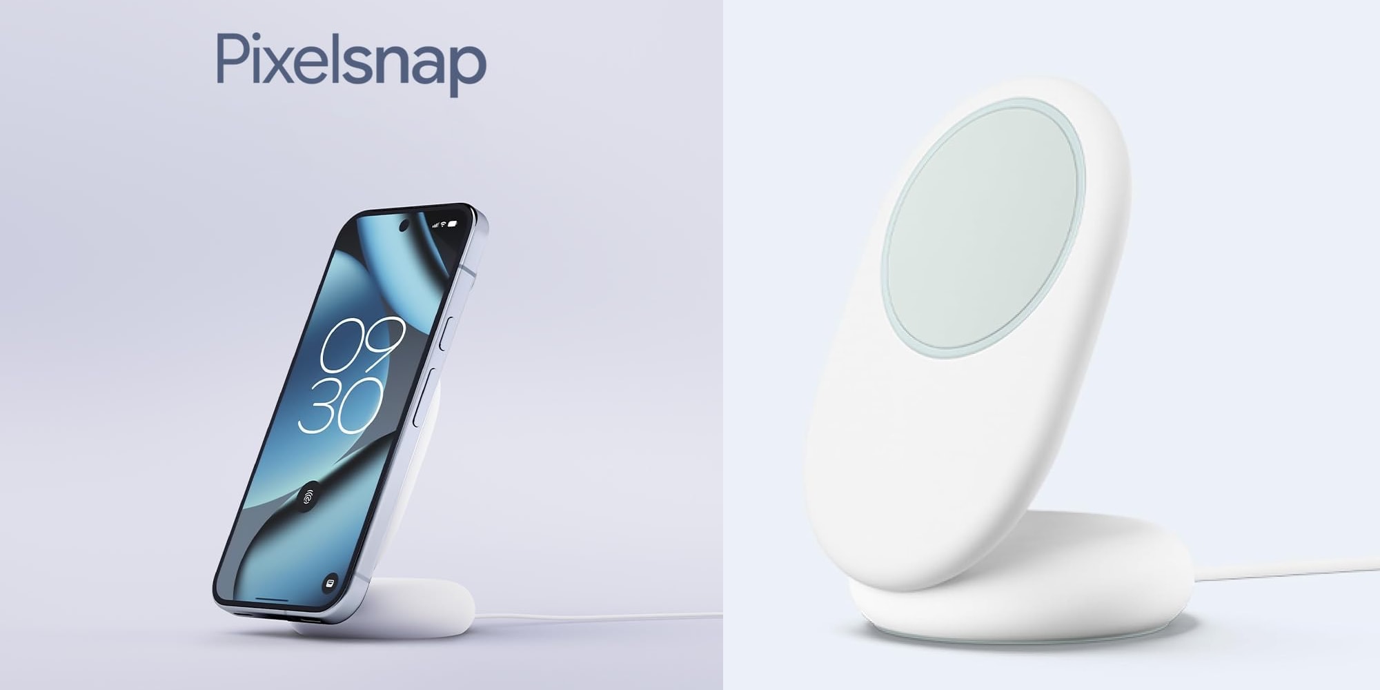 A phone on a stand