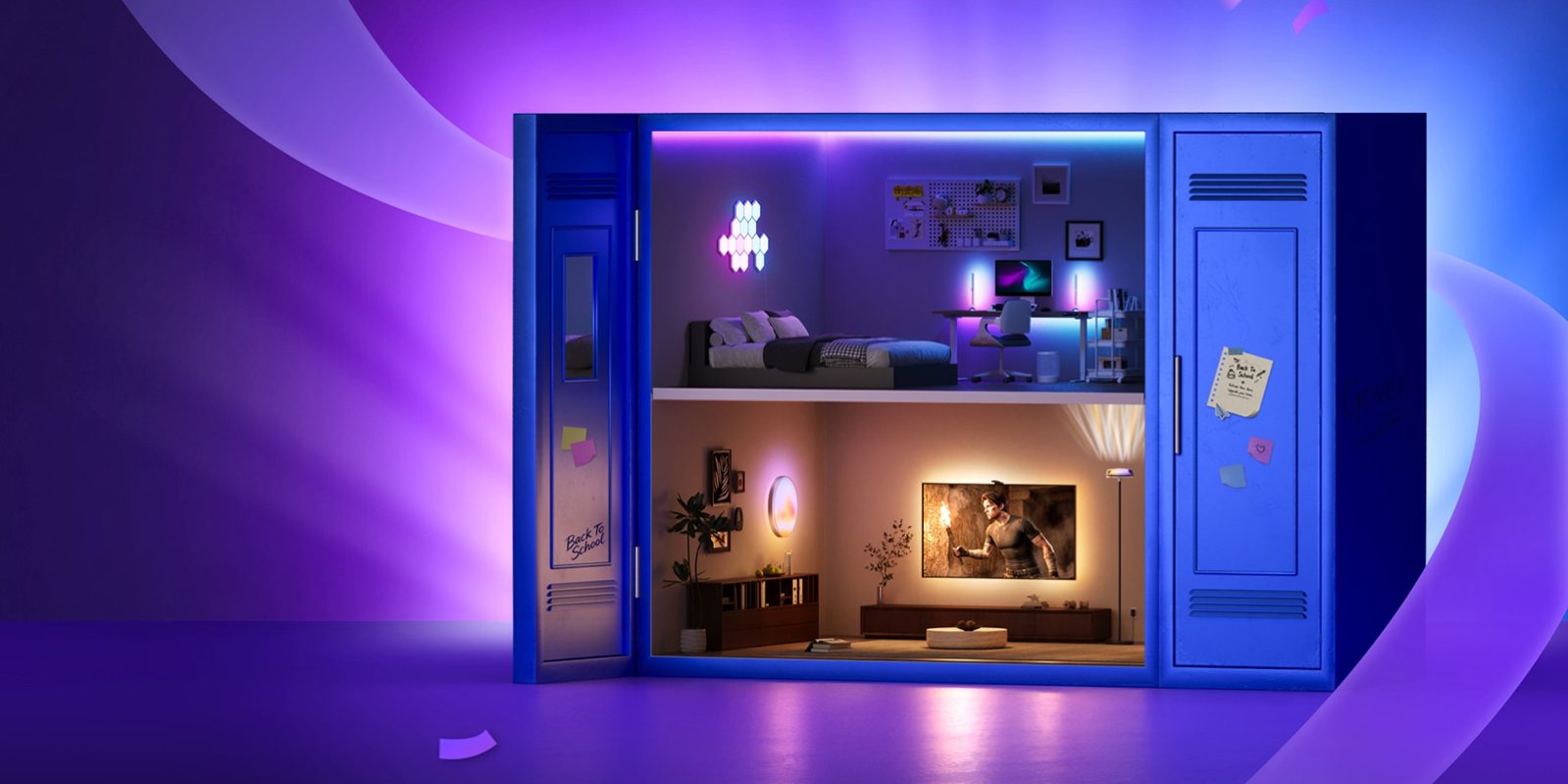 A locker with a room inside