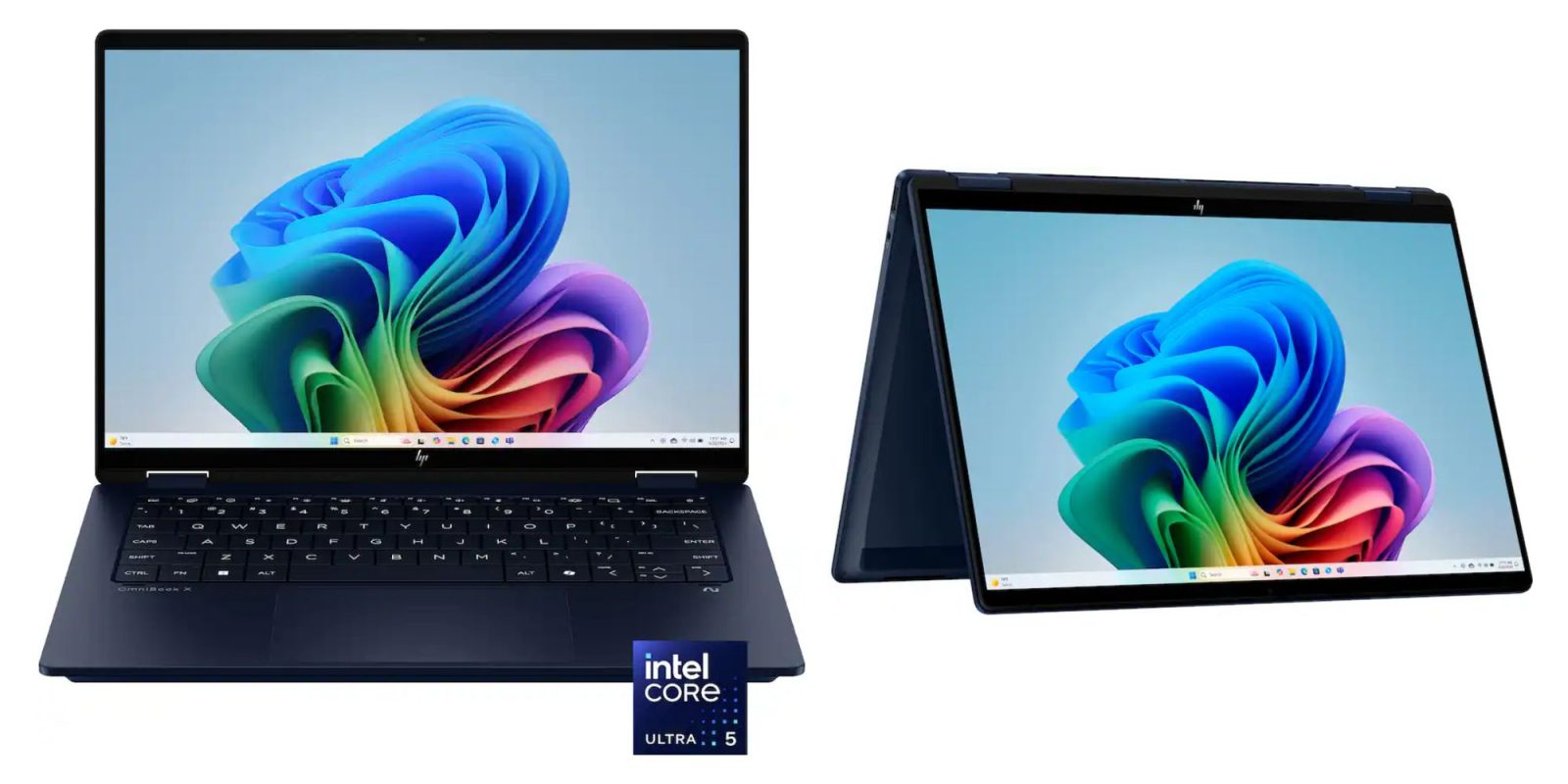 A laptop with a screen and a tablet