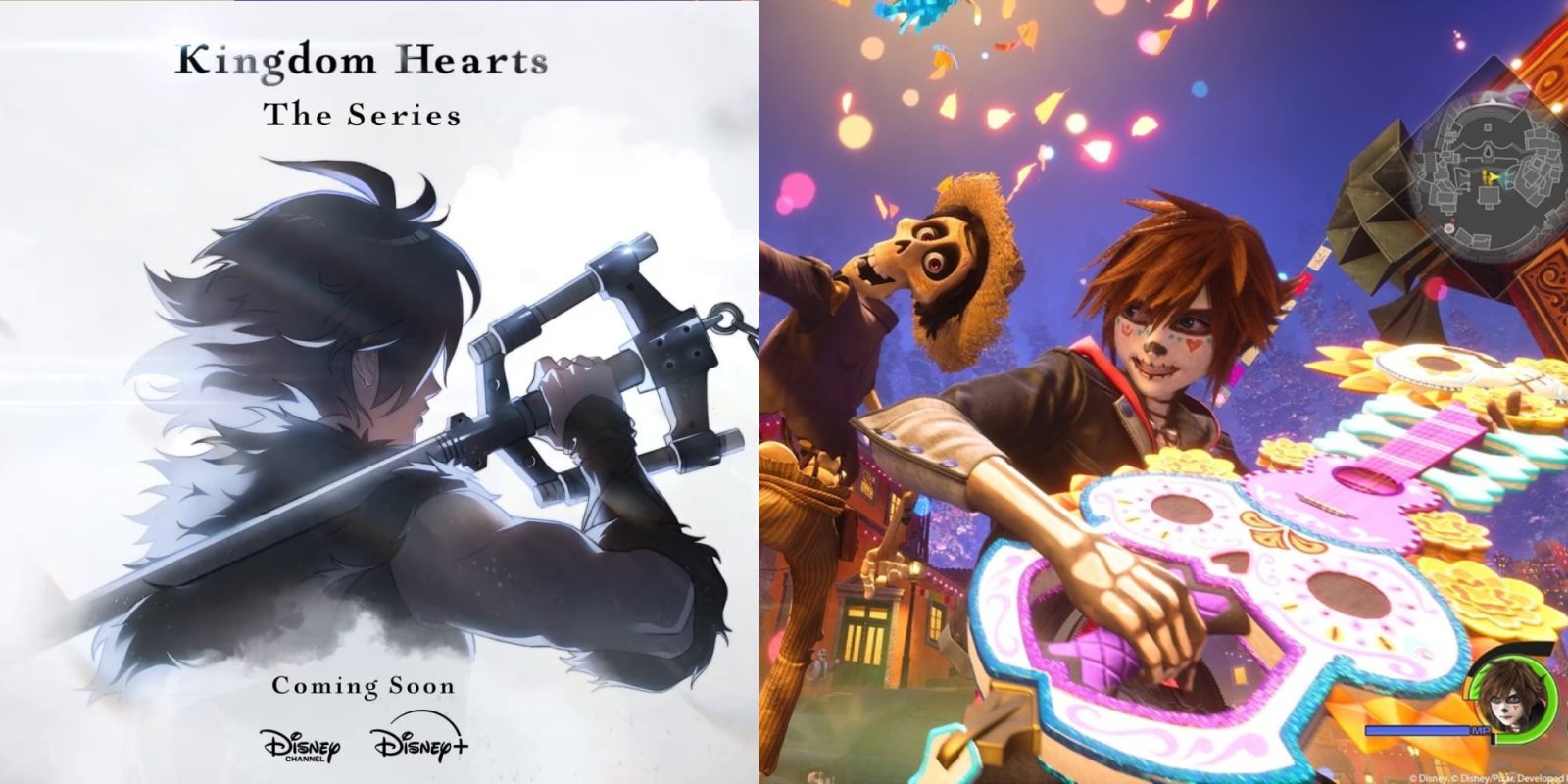 A collage of cartoon characters