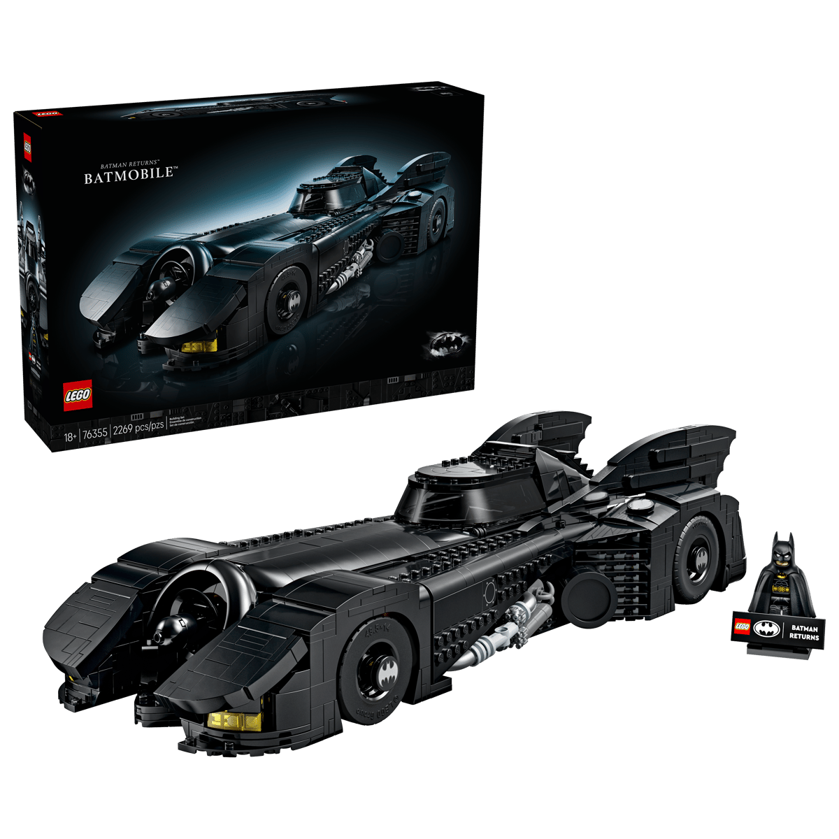 A toy car and box