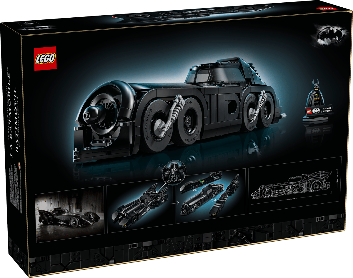 A box with a black toy car